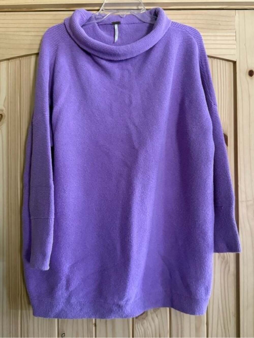 Free People Lavender Cowl Neck Women's Sweater
